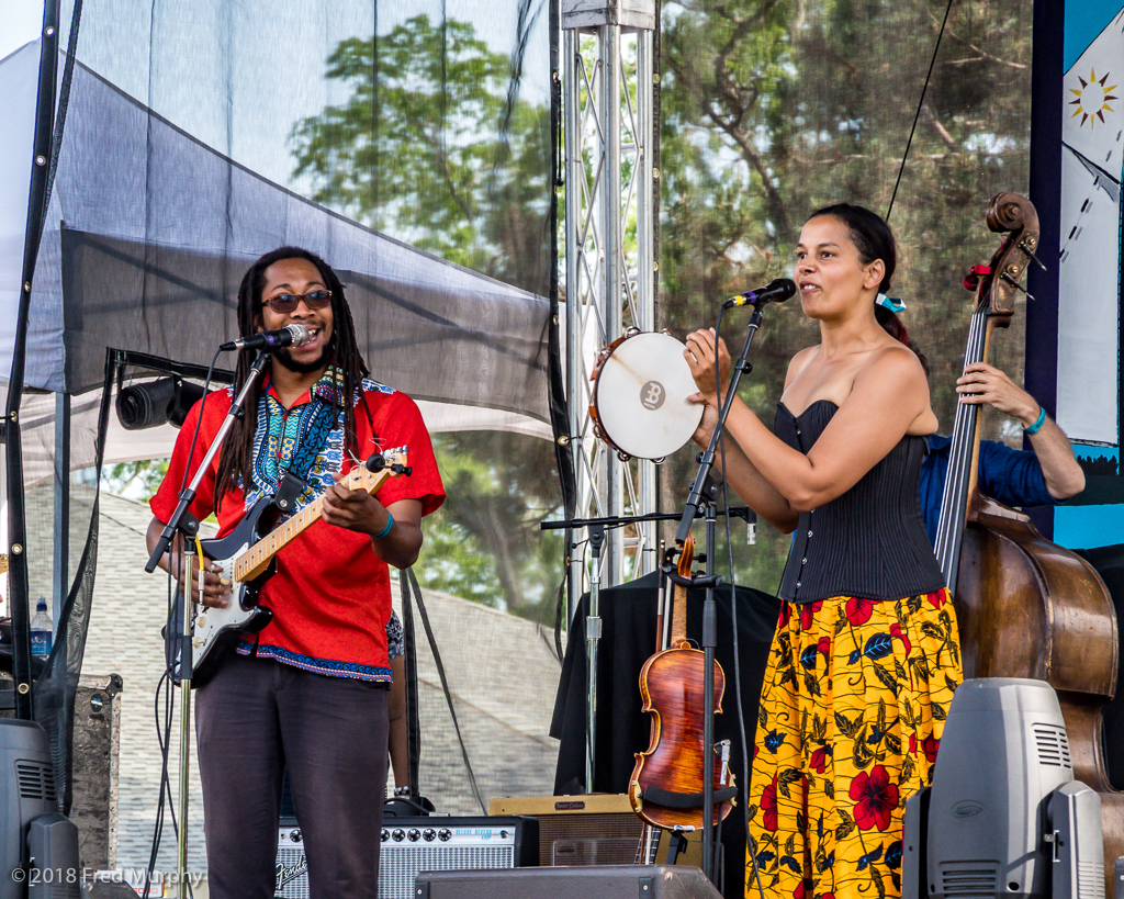 Rhiannon Giddens with Hubby Jenkins