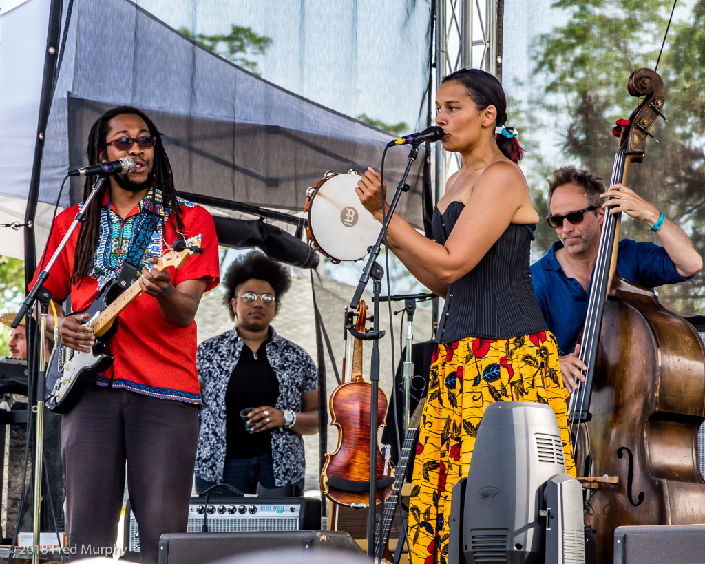 Rhiannon Giddens with Hubby Jenkins