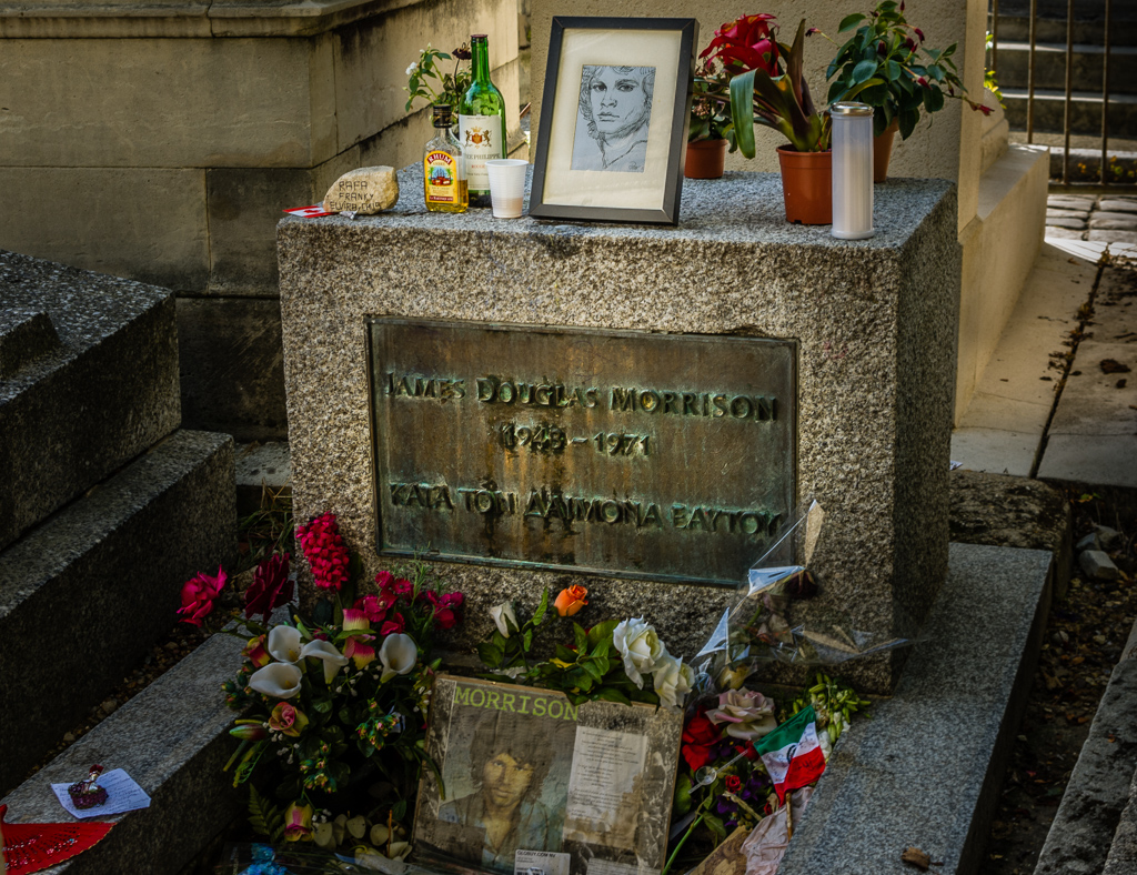 Grave of Jim Morrison