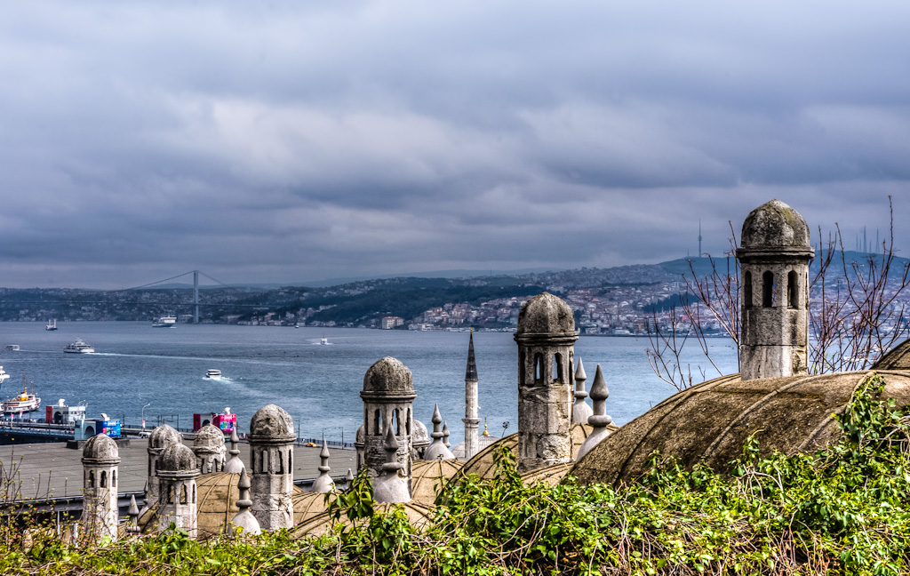 Bosphorus from Suleymaniye Mosque