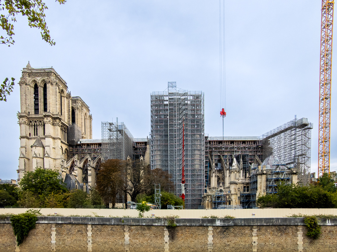 Notre-Dame, under restoration