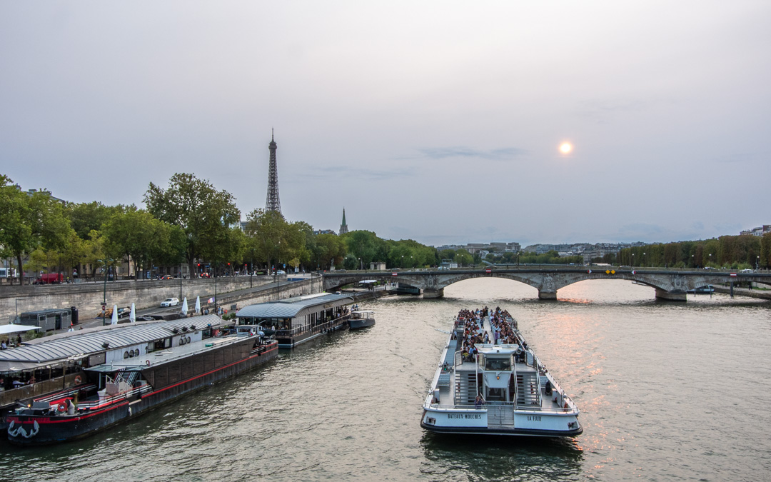 La Seine vue du pont Alexandre III