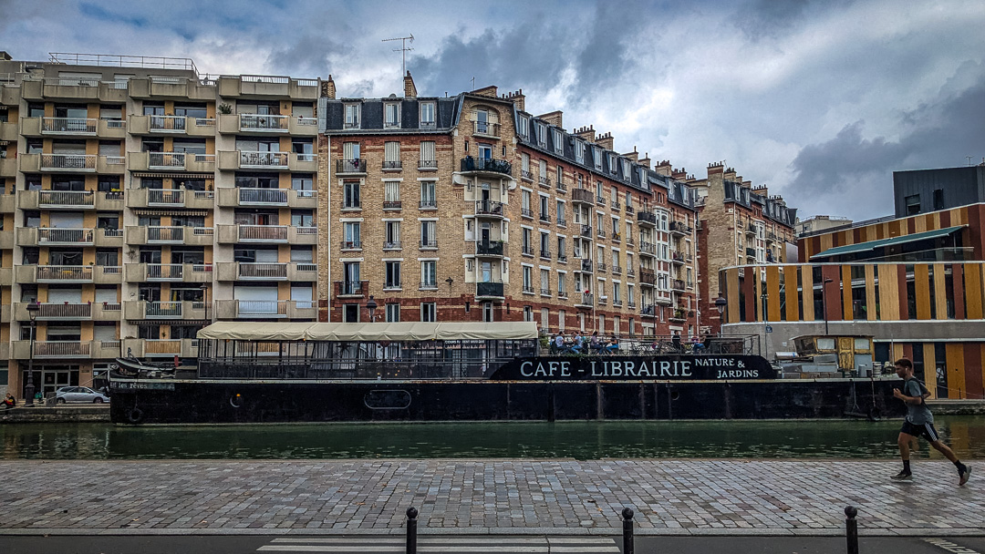 Cafe + Bookstore on a boat - 