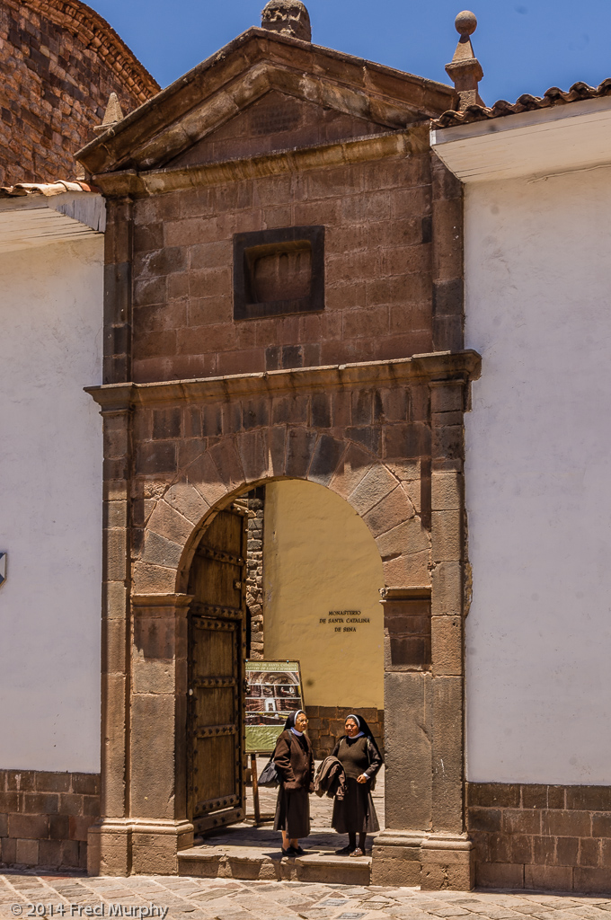 Santa Catalina convent, built atop ruins of Acllawasi, House of the Chosen Women