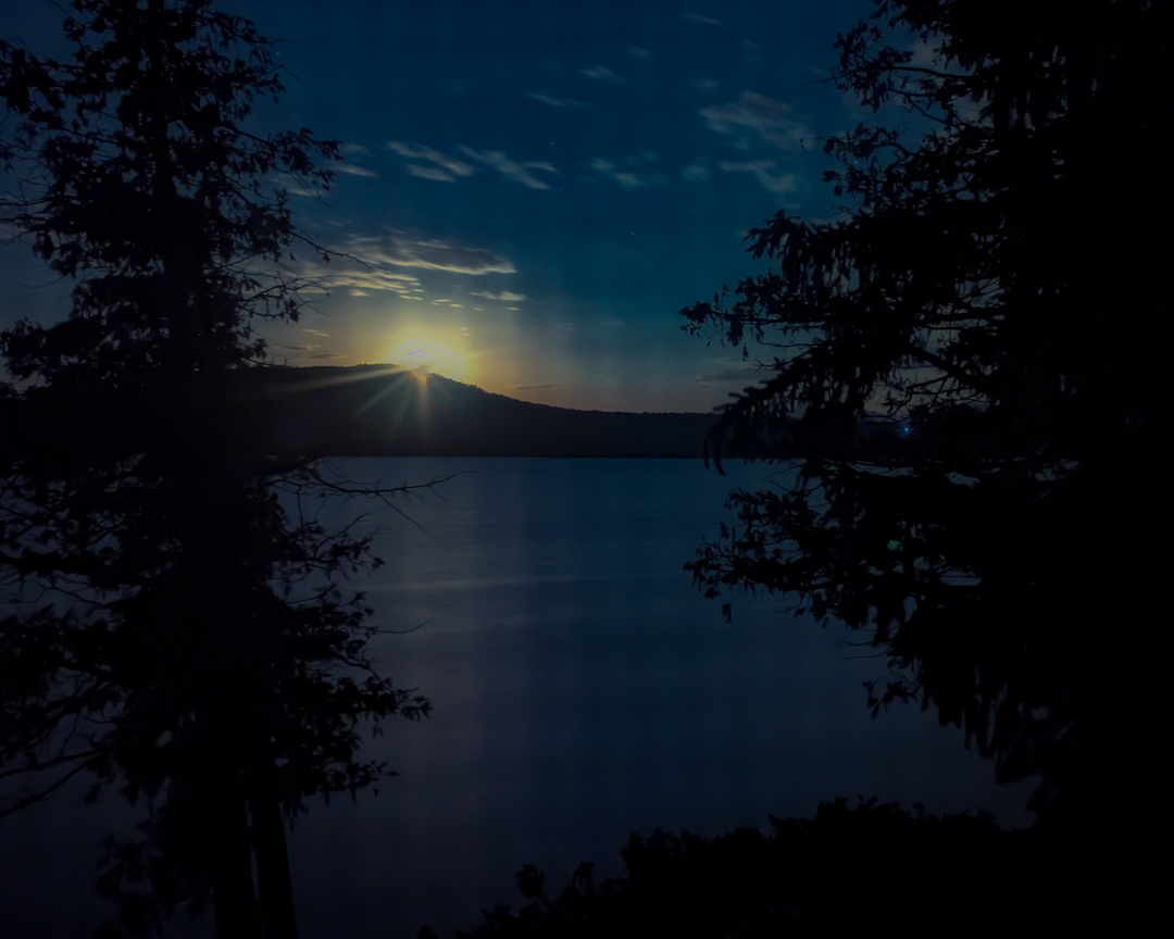 Moonset, 3 am 10/4/25