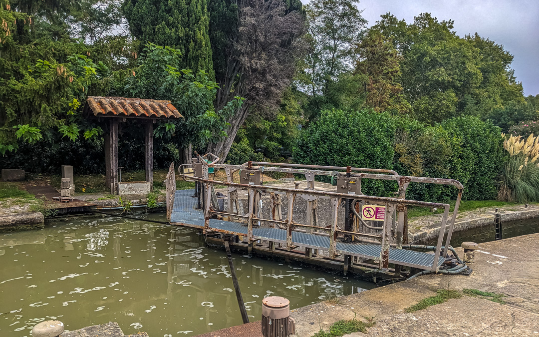 Canal du Midi, Trèbes Lock