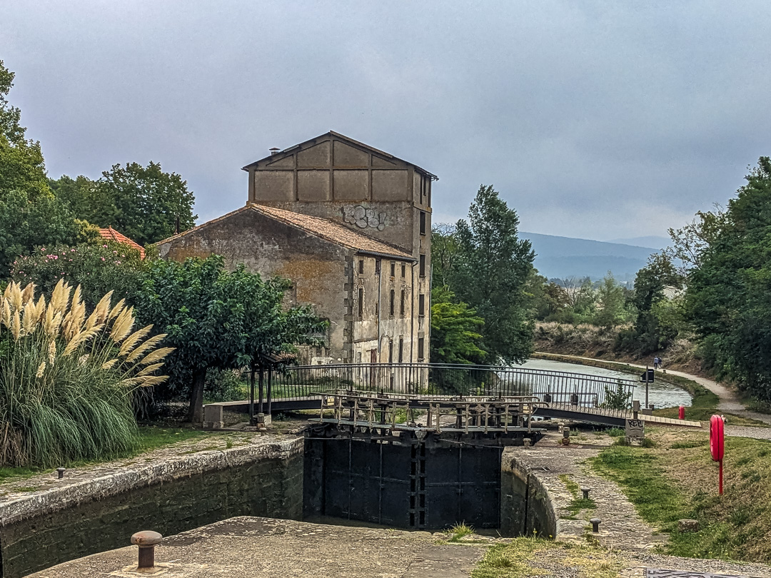 Canal du Midi, Trèbes Lock