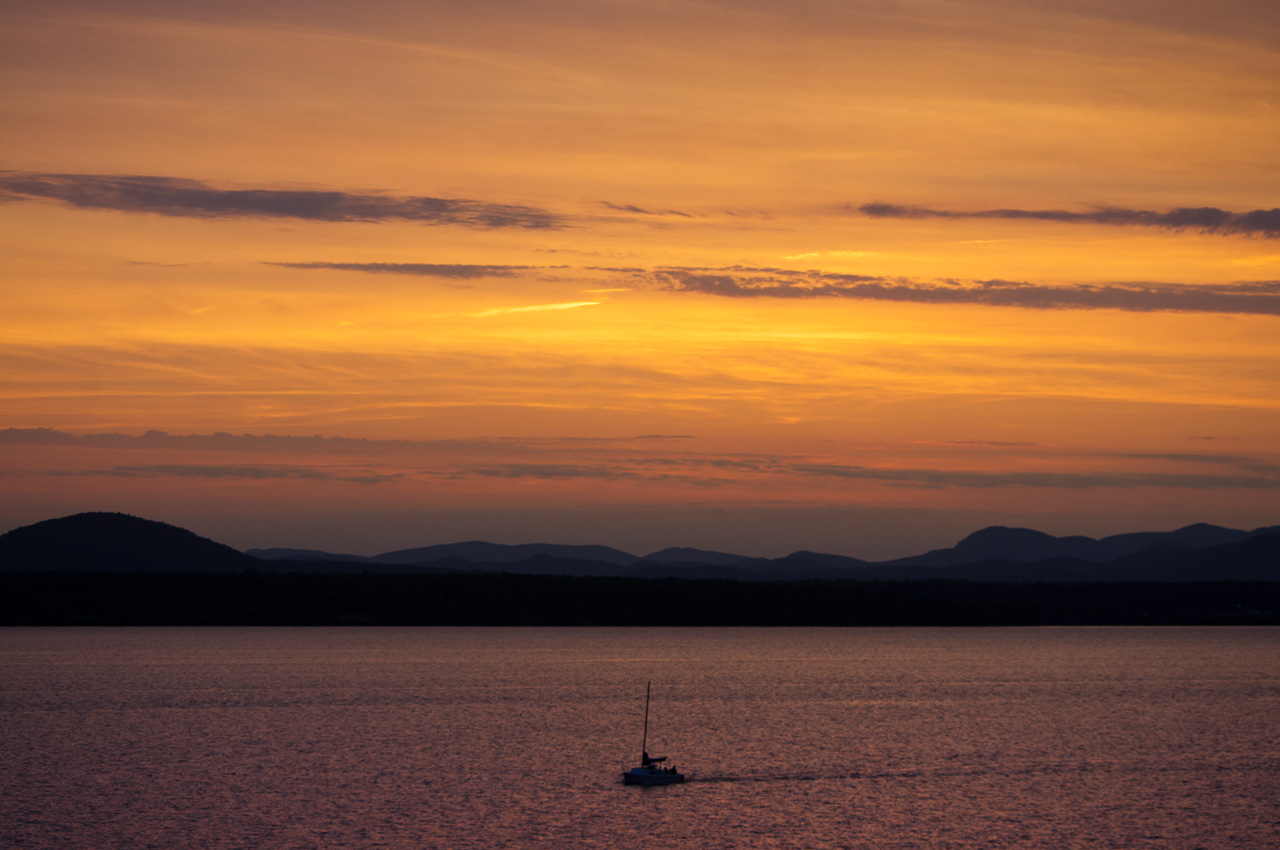 Sunset at Thompson's Point