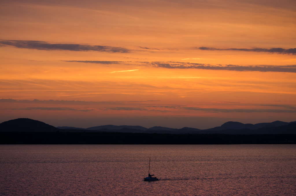 Sunset at Thompson's Point