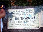 No to War